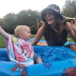 Elisha Applebaum Instagram - For my last couple of birthdays I have organised a mini festival for my wonderful friends and family. This year involved foraging, slip and slides, dancing, games, silent disco in the woods and sooo much food ! Here’s a snippet of this years APPLEFEST 2023 - The G.O.A.T era 🐐