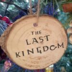 Eliza Butterworth Instagram - The Christmas Tree cannot be complete without my @thelastkingdom decorations! Vikings and Saxons love mince pies and presents too!! ⚔️🎄⚔️