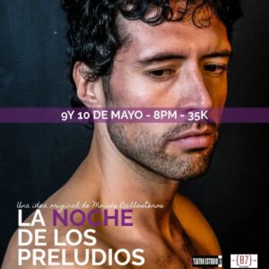 Elizabeth Minotta Instagram - A petición del público extendimos las funciones
LA NOCHE DE LOS PRELUDIOS 2.0
Puesta en escena de un laboratorio teatral
Dirección y dramaturgia @moises_ballesteros87
Actuaciones @john.mora_  @elizabethminotta
Informes 3003855630
@teatro.estudio87
#teatrobogota
#elizabethminotta