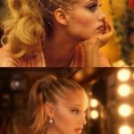 Elizabeth Berkley Instagram - SHOWGIRLS 👯‍♀️This past week, the magical @arianagrande recreated my #Nomi for #halloween with all the love and attention to detail that only an artist with her heart and creative genius could do. I adore you, @arianagrande and love how you and @lizgillz had fun with #nomiandcrystal in a way that only you two could. When you are from #differentplaces you have to watch your back because when you are wearing @versace #versayce #theresalwayssomeoneyoungerandhungriercomingdownthestairsafteryou 🌋😝🥰❤️🔥🌟🎬 Always grateful to the genius @byellenm for creating the most incredible looks for Nomi. @davidcraigforrest for visionary makeup and #marieangeripka for hair magic Your creative team is genius too: @manthony783 💄#halloween