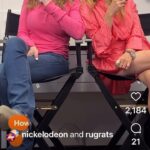 Elizabeth Daily Instagram - Fun time @nickelodeon w @tarastrong @rugrats #Tommypickles #Rugrats #babydilly