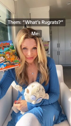 Elizabeth Daily Instagram - It’s a… long story 😞🥲 #rugrats #genz #millennials