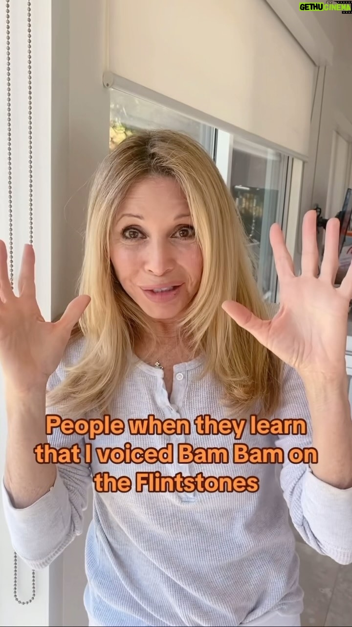 Elizabeth Daily Instagram - Who remembers #BamBam !?!? 🤩🥰😊 #theflintstones #throwback #voiceactor