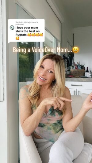 Elizabeth Daily Instagram - Always fun to see how many different voice we could make! Try it out!! 🥰👏😆 #voiceover #rugrats #TommyPickles