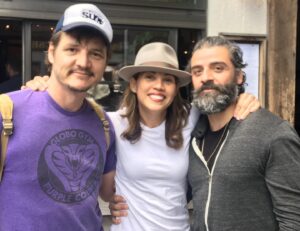 Elizabeth Rodriguez Instagram - This is a #throwback. I ran into these two a few years ago after not seeing them for quite a while. (Did you know we did a play together?) They hold a special place in my heart. So proud of them. #theaterkids #theater #actorslife #oscarisaac #pedropascal #latina