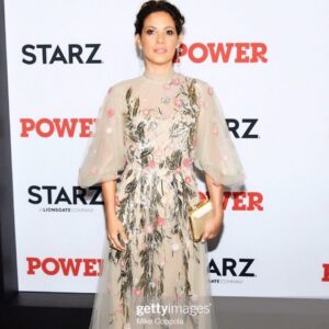 Elizabeth Rodriguez Instagram - What a night! This is how you do a premiere!!!! @thegarden  what what! Here are some more moments from last night. August 25th! Get ready. I’m all over this season. @power_starz #thefinalbetrayal #youaintread  thank you @erinnstyles @lizomakeup @coreytuttlehair 👗@reemacra thank you! Everyone wanted to know who made the dress. Simply stunning!!!