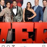 Elizabeth Rodriguez Instagram - What a night! This is how you do a premiere!!!! @thegarden what what! Here are some more moments from last night. August 25th! Get ready. I’m all over this season. @power_starz #thefinalbetrayal #youaintread thank you @erinnstyles @lizomakeup @coreytuttlehair 👗@reemacra thank you! Everyone wanted to know who made the dress. Simply stunning!!!