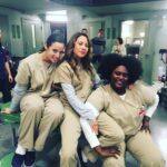 Elizabeth Rodriguez Instagram - Behind the scenes of our last day shooting... it’s finally starting to hit me. I shot the first day of season1 and the last day of season7. There was no way to imagine what this series was about or how it would effect so many lives and change the old Hollywood paradigm forever . It shed light on many important issues and made us laugh and cry along the way. THANK YOU @ijnej from the bottom of my super sensitive heart. Thank you fans for taking this ride with us. #timeflies #finalbow #gratitude #aleida #aleidadiaz #oitnb #netflix #whataride #actor #livingmybestlife