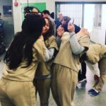 Elizabeth Rodriguez Instagram - Behind the scenes of our last day shooting... it’s finally starting to hit me. I shot the first day of season1 and the last day of season7. There was no way to imagine what this series was about or how it would effect so many lives and change the old Hollywood paradigm forever . It shed light on many important issues and made us laugh and cry along the way. THANK YOU @ijnej from the bottom of my super sensitive heart. Thank you fans for taking this ride with us. #timeflies #finalbow #gratitude #aleida #aleidadiaz #oitnb #netflix #whataride #actor #livingmybestlife