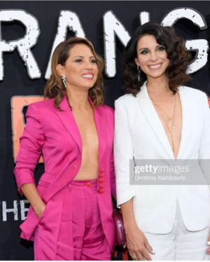 Elizabeth Rodriguez Instagram - Last night’s premiere was extra special. What a ride... @oitnb never to be duplicated. 💖🧡💖🧡#gamechanger #oinbseason7 #youaintready #orangeforever #pink #pinklady