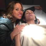 Elizabeth Rodriguez Instagram - In between being devastated over my sister Angela’s death I try to never miss a photo op. #swipeleft for more photo ops. PLUS catch me TONIGHT after episode2 (I’m all over it) on #powerconfidential We had so much fun!!! @power_starz #thefinalbetrayal #photoops #actorslife Also need to thank @misslloren for playing dead for my pic . 😂 @shane_m_johnson could not find one of us together!?! 🥴