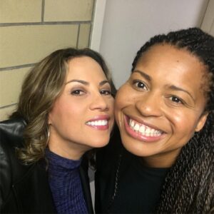 Elizabeth Rodriguez Instagram - In between being devastated over my sister Angela’s death I try to  never miss a  photo op. #swipeleft for more photo ops. PLUS catch me TONIGHT  after episode2 (I’m all over it) on #powerconfidential We had so much fun!!! @power_starz #thefinalbetrayal #photoops #actorslife Also need to thank @misslloren for playing dead for my pic . 😂 @shane_m_johnson could not find one of us together!?! 🥴