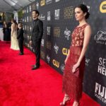 Elizabeth Tulloch Instagram - I had such a wonderful time presenting at the @criticschoice awards on Sunday night ❤️ � Thank you to the magical Lena Bratschi at @Carasoin for making my skin glow with the light of a thousand suns (and for my first experience with dermaplaning!), to stylist @taraswennen @thewallgroup for knocking it out of the park on our first event together 💃🏻 👗: @maisonyeya by @yasmine.yeya 👠: @louboutinworld 👝: @tylerellisofficial 💍: @messikajewelry Hair: @josephchase @tmgla 💄: @karanmitchellmua @sgskinedition for my fave travel HA mist @lymalife for inventing the best at home laser ever - it’s 100X more powerful than LED and perfect for red carpet prep. And thank you to my bestie @realbreeturner for being such a perfect date 😍 Congrats to all the nominees and winners ❤️❤️❤️