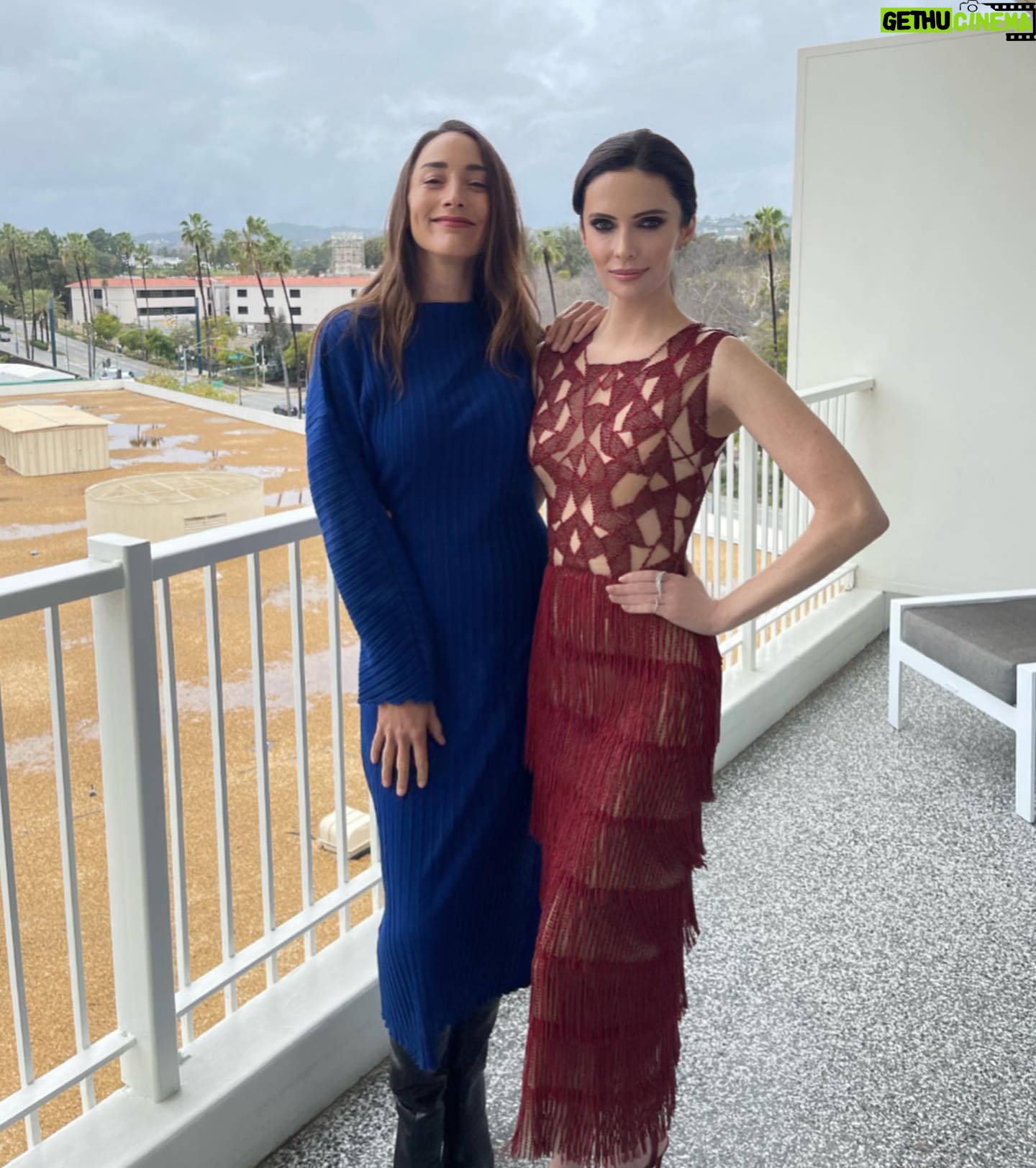 Elizabeth Tulloch Instagram - I had such a wonderful time presenting at the @criticschoice awards on Sunday night β€οΈ οΏ½ Thank you to the magical Lena Bratschi at @Carasoin for making my skin glow with the light of a thousand suns (and for my first experience with dermaplaning!), to stylist @taraswennen @thewallgroup for knocking it out of the park on our first event together ππ» π: @maisonyeya by @yasmine.yeya π : @louboutinworld π: @tylerellisofficial π: @messikajewelry Hair: @josephchase @tmgla π: @karanmitchellmua @sgskinedition for my fave travel HA mist @lymalife for inventing the best at home laser ever - itβs 100X more powerful than LED and perfect for red carpet prep. And thank you to my bestie @realbreeturner for being such a perfect date π Congrats to all the nominees and winners β€οΈβ€οΈβ€οΈ