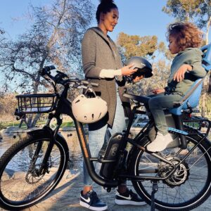 Ella Thomas Instagram - My ebike from @radpowerbikes  lets me make the sweetest memories with my little co-pilot. We’ve been on the road, through the hills and into the woods and I love re-discovering the world through his eyes as we navigate the road and life together. And when he gets tired… he knows Mama’s got him and when I get tired… I know my Rad Power Bikes Step-Thru has got me.

#riderad #sponsored #ad #thuleyeppmaxichildseat #radmotorbike #bern #mommyandme #momlife #ebike #goodvibesonly #discover #explore #explorer #familytime