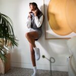 Ella Balinska Instagram - Spent the day with @jasonbolden… styled the @UGG GoldenGlow Sandal… may or may not have worn a sock with it… nothing to see here 👀🌴 #UGGPartner