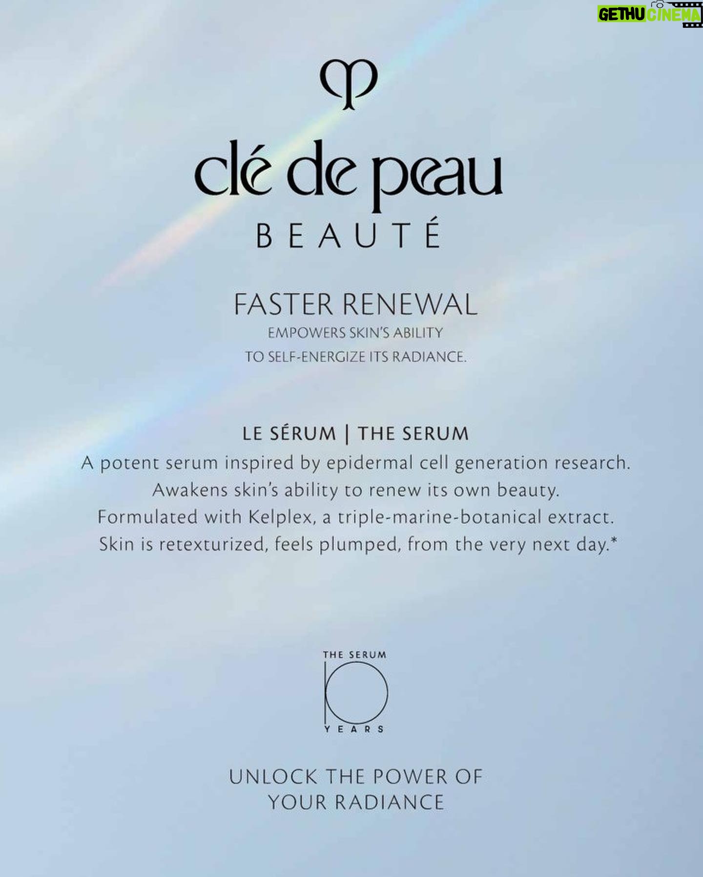 Ella Balinska Instagram - Little me still can’t quite believe I get to be the face of a brand like this… @cledepeaubeaute is celebrating 10 years of the serum (maybe the most advanced in the world) Thank you from baby billabong bax 🥲🩵