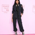 Ella Balinska Instagram – *insert ‘@boss energy’ pun here* ⚡️ man I love me a good chain and boot combo…The Fashion Trust Awards in LA really is a room full of good people 🥹