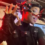 Ella Balinska Instagram - been a whole month since the release of @forspoken and it still hasn’t all quite sunk in yet… if you’ve had a chance to play, you have my whole heart and here’s some bts and a wholesome surprise 🤓 ps— that is *literally* my face, doing magic, next to a dragon. (!??!!!?) what is life.