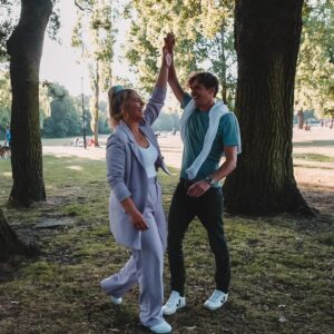 Ella Henderson Instagram - To My Valentine… 💌 I’m so happy to have found my person 🙃 … May I forever dance through life with you & all its adventures 💃🏼 💍 👰🏼‍♀️🤵🏽… @jackrexburnell xx. Els 

📸 by @freddieardley