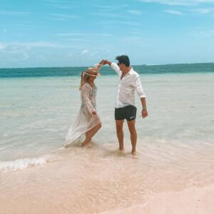 Ella Henderson Instagram - To My Valentine… 💌 I’m so happy to have found my person 🙃 … May I forever dance through life with you & all its adventures 💃🏼 💍 👰🏼‍♀️🤵🏽… @jackrexburnell xx. Els 

📸 by @freddieardley