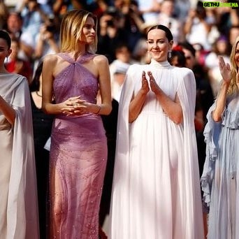 Ella Hunt Instagram - I LOVE WOMEN!!! Juliette is the character of my girlhood movie making dreams. Celebrating her story and the stories of the women of #HorizonAnAmericanSaga at Cannes was an honour and a JOY. Thank you @kevincostner for shining your light on us ❤️