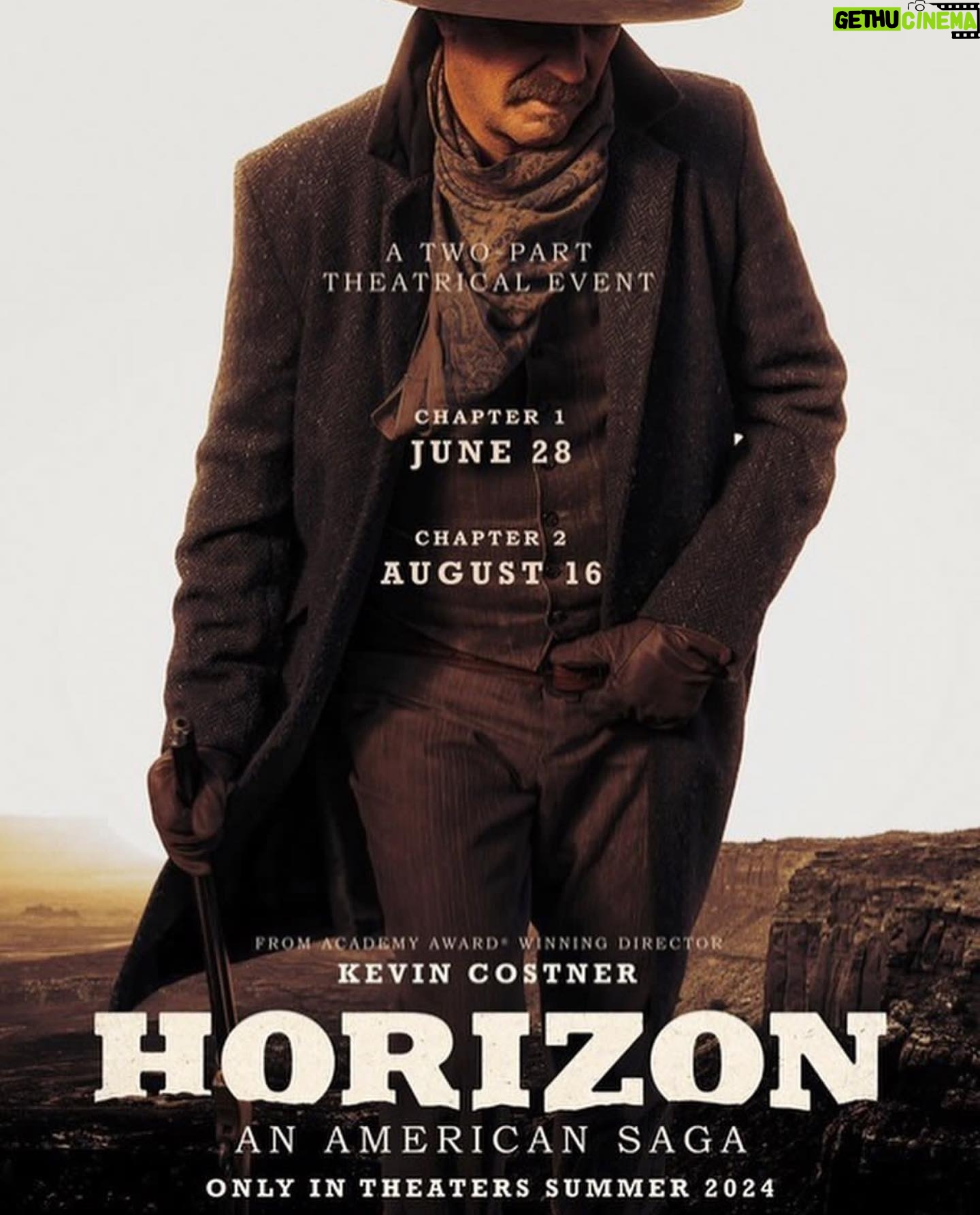 Ella Hunt Instagram - obligatory end of strike excited about a job post π₯³πΈππ« HORIZON PARTS 1 AND 2 (!!!) are both coming out in cinemas next summer and I am beyond excited, Iβm actually a little terrified (in a good way), these movies are epic and vast and I feel so deeply lucky to be a part of them and so damn excited for you to see them IN CINEMAS SUMMER 2024 π