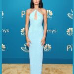 Ella Purnell Instagram - Celebrating 4 wins for @arcaneshow and 7 nominations for @shoyellowjackets at the Emmy’s last night!🍸 What an honour - I am so incredibly proud of all the hard work that has gone into these two amazing projects. I feel so lucky. And a HUGE thank you to glam team of dreams for this insane look 💙 Make up by @valeriaferreiramakeup Hair by @gregoryrussellhair Styled by @sophielopez Dress by @miumiu ✨