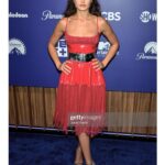 Ella Purnell Instagram - Last night 🌹 What a beautiful start to Emmy weekend! So proud of my jackets 🐝 Dress by @pacorabanne Styling by @sophielopez Makeup by @yasminist Hair by @terrarosepuncerelli Wig courtesy of the amazing @mitchellbeck71 ✨