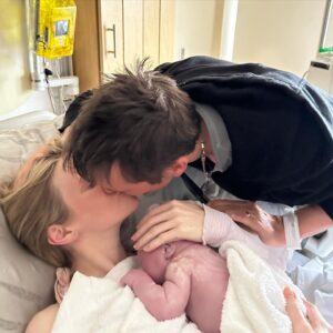 Elle Evans Instagram - We are so pleased to announce the arrival of our new baby angel boy 
💙George Julien-Wade Bellamy🩵 
Born on Sunday May 12, 2024. The most special blessing born on Mother’s Day & what would’ve been my late Mother’s 60th birthday. Named after Matt’s Dad George, my Mom Julie, and my cowboy dad Billy Wade Evans. He arrived healthy, happy, and handsome as ever!!! We are obsessed & basking in newborn heavenly bliss!!! I am recovering well and he has already settled into such a nice routine. So grateful to my wonderfully perfect husband @mattbellamy for being so supportive & by my side every step of the way! It’s an honor to bring another brilliant Bellamy into existence!