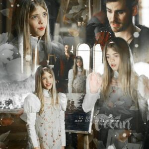 Elle McKinnon Instagram - Thank you for all the beautiful edits! I hope you all enjoyed the episode 💙💙💙#aliceinwonderland #onceuponatime #knightrook #alice #hookandalice