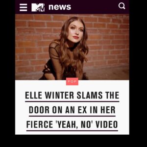 Elle Winter Instagram - happy birthday to the #YeahNo EP!! so grateful for this project, and this song in particular, for introducing me to so many of you🖤 thank you for over 20 million streams (🤯) and for connecting to this song around the world!! and also a bigggg shoutout to all those exes out there that still think we love them.. cause yeah, no. we def don’t!! But I do LOVE U GUYS🥺😘