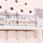 Elle Fowler Instagram - Part 4 of organizing this clutter corner. Everything used can be found in the link in my bio under “Storage Corner Organization” #organize #pantryorganization #storage #organizedhome #pantrygoals #satisfying #amazonfinds @amazonhome