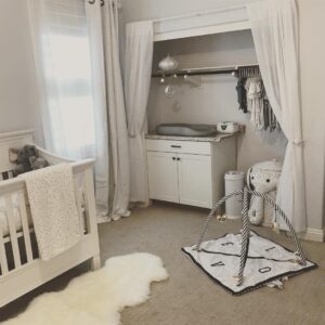 Elle Fowler Instagram - Sneak peek of the nursery coming together! Longer tour will be in a vlog coming soon! <3
