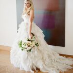 Elle Fowler Instagram - I loved this dress so much 😍 @moniquelhuillierbride @brides @joelserrato