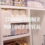 Elle Fowler Instagram - We are done! Here’s the last part and final reveal of this clutter corner. Everything used can be found in the link in my bio under “Storage Corner Organization” #organize #pantryorganization #storage #organizedhome #pantrygoals #satisfying #amazonfinds #organized @amazonhome