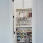 Elle Fowler Instagram - Closet Organization - Swipe to see the before! I just posted a video on this project.