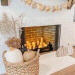 Elle Fowler Instagram - Holiday and Seasonal decorating is my favorite 🍂🍁🌾🧡 Details of this in my Fall Decor Tour video!