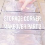 Elle Fowler Instagram - Part 3 of organizing this clutter corner. Everything used can be found in the link in my bio under “Storage Corner Organization” #organize #pantryorganization #storage #organizedhome #pantrygoals #satisfying #amazonfinds #thehomeedit @amazonhome @thehomeedit @walmart