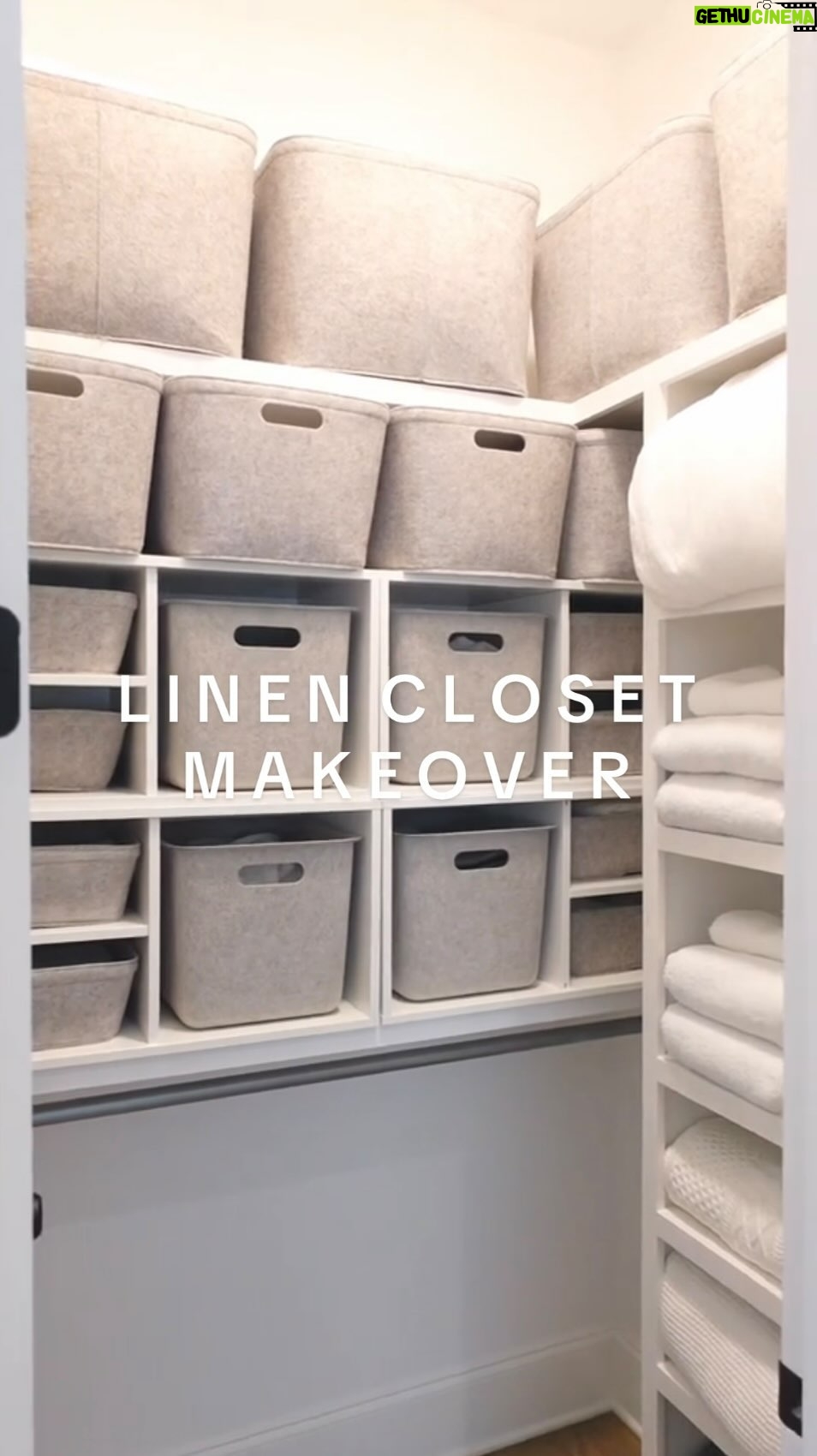 Elle Fowler Instagram - Ya’ll its been a hot second since I filmed this but thought you might still enjoy some weekend cleaning inspiration! This linen closet makeover has been a game changer in my house, and has worked so incredibly well for streamlining my laundry process. What area should I do next? #declutter #organizing #organization #organized #homeorganization #cleaning #home
