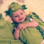 Elle Fowler Instagram - Happy Halloween from my sweet pea! 🐉