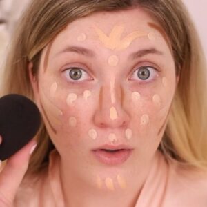 Elle Fowler Instagram - A little contour, a little highlight… -

@marcjacobsbeauty Perfecting Coconut Face Primer
@smashboxcosmetics Contour Stick Trio
@toofaced Born This Way Sculpting Concealer
@tartecosmetics Shape Tape Concealer
@beautyblender Pro
@maccosmetics Studio Fix 24 Hr Smooth Wear Concealer
@toofaced Frosted Fruit Highlighter in Strawberry Sparkle
@toofaced Diamond Light Highlighter -

#makeupvideoss #makeuptutorialsx0x #makegirlz #dailygirlsfeed #glamvids #make4glam #makeuplover #makeupjunkie #slave2beauty #makeupvideos #hairmakeupdiary #wakeupandmakeup #ellefowler
