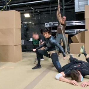 Ellen Hollman Instagram - Always land on your feet🐱
-
-
-
-
#Matrix #bts #matrixresurrections  #matrix4 #ECHO #cast  #Trinity  #keanureeves #carrieannmoss  @the_matrix_4 #lanawachowski @wbpictures #bts @venum @ravenfightwear 
@87elevenaction  #drama  #action  #actress @zerogravitymgmt @mcconnellm01 @villageroadshowpictures @thematrixmovie
