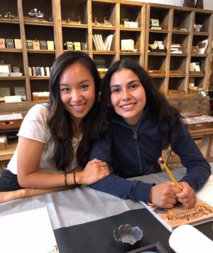 Ellen Wong Instagram - Our ep of @thatsawsm this Sun May 31st @aptn_ca !!! I get to meet the lovely @darcy.waite and @apachita_ for a crazy day where we chat all things life, and then literally walk on the edge of life. 🥳Me and @apachita_ take on our hometown TORONTO with a chill start at a calligraphy class. Cuz we need to gush over our shared obsession with cute stationary!!! Then we walk the edge @cntower EDGEWALK 1168ft above ground. How far are we willing to go?😬 Join us!!