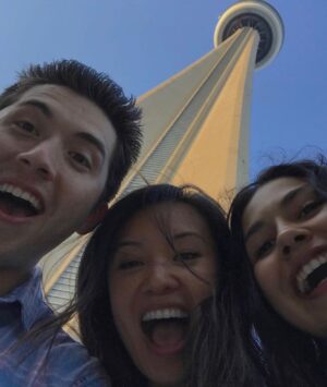 Ellen Wong Instagram - Our ep of @thatsawsm this Sun May 31st @aptn_ca !!! I get to meet the lovely @darcy.waite and @apachita_ for a crazy day where we chat all things life, and then literally walk on the edge of life. 🥳Me and @apachita_ take on our hometown TORONTO with a chill start at a calligraphy class. Cuz we need to gush over our shared obsession with cute stationary!!! Then we walk the edge @cntower EDGEWALK 1168ft above ground. How far are we willing to go?😬 Join us!!