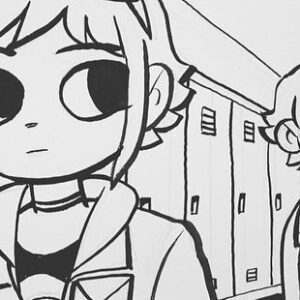 Ellen Wong Instagram - Last chance to win an original #ScottPilgrim drawing by @radiomaru! Go to www.waterforpeople.org/pilgrim, become a monthly donor, and you'll be entered into Monday's raffle for the drawings. Support this vital cause and get some great art out of it too! Also how cuuuute are Knives and Ramona here 😭😝