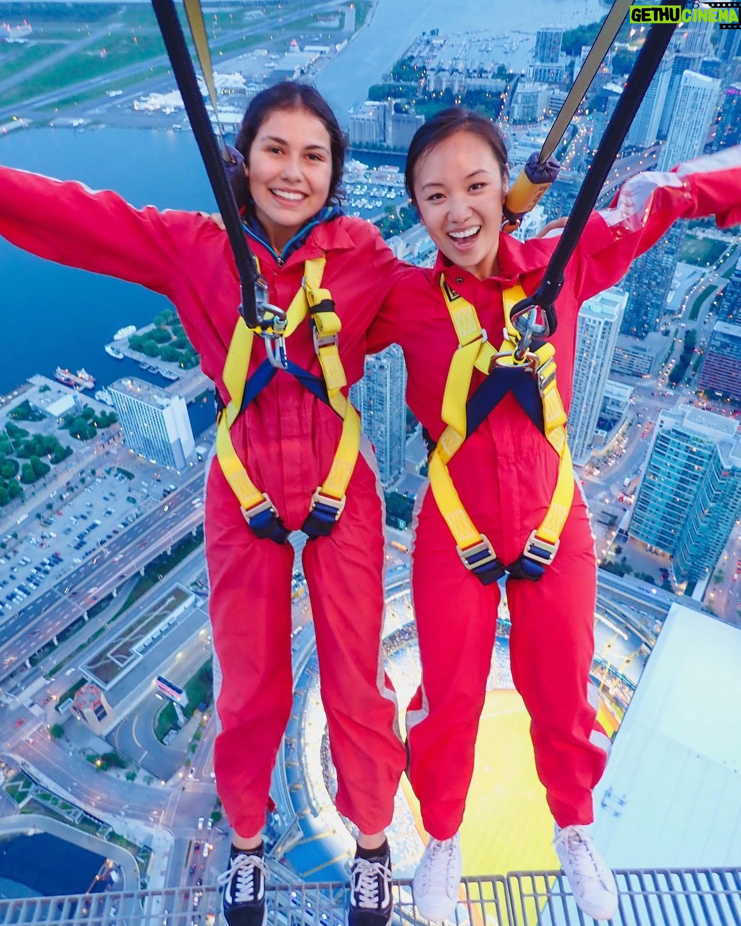 Ellen Wong - 2.2K Likes - Also look at this fearless human @apachita_ , she made me do it!! One more screening of @thatsawsm today @aptn_ca 330pm EST. Let’s spend more time with youth and hear what they have to say! 💖
Check stories for more! @cntower