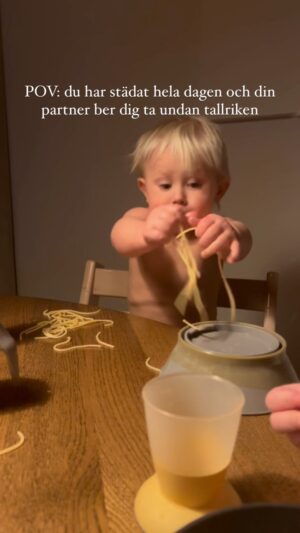 Ellen Bergström Instagram - POV: du har städat hela dagen och din partner ber dig ta undan tallriken