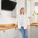 Ellen White Instagram - Kitchen Reveal 😍 We are so happy with how our new @howdensjoinery kitchen has come together! It’s now so open and inviting with lots of clever storage options! The kitchen range we have gone for is the Chilcomb in Dove Grey! It’s definitely even better than we ever imagined, we can’t wait to spend family time in here 🥰 #howdens #howdenskitchens #newkitchen