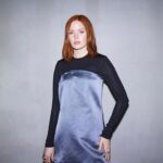 Ellie Bamber Instagram - @prada FW23 what a delight 🖤 thank you Prada family and Raf for having me 🤍
